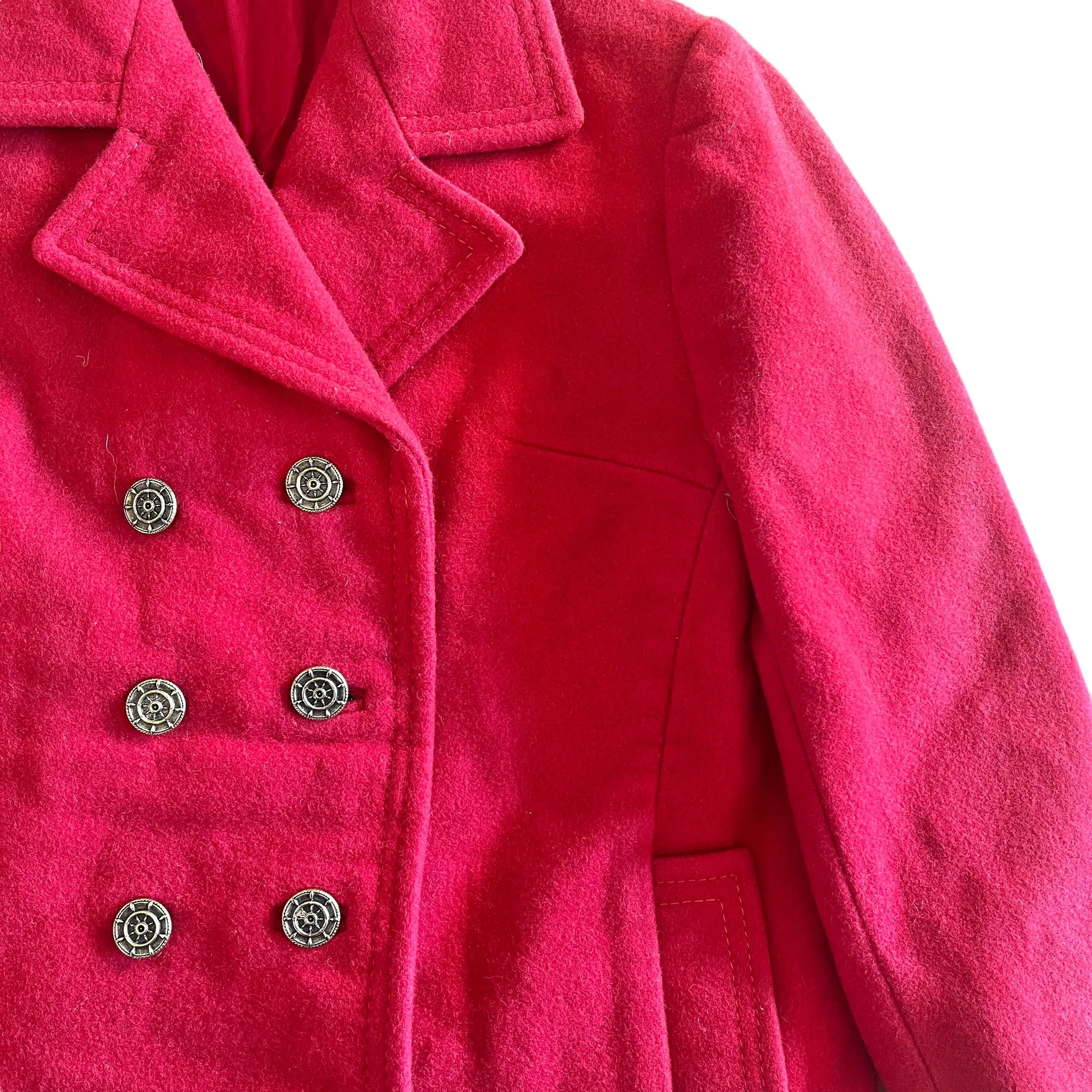 1960's Red  Blazer 5-6Y