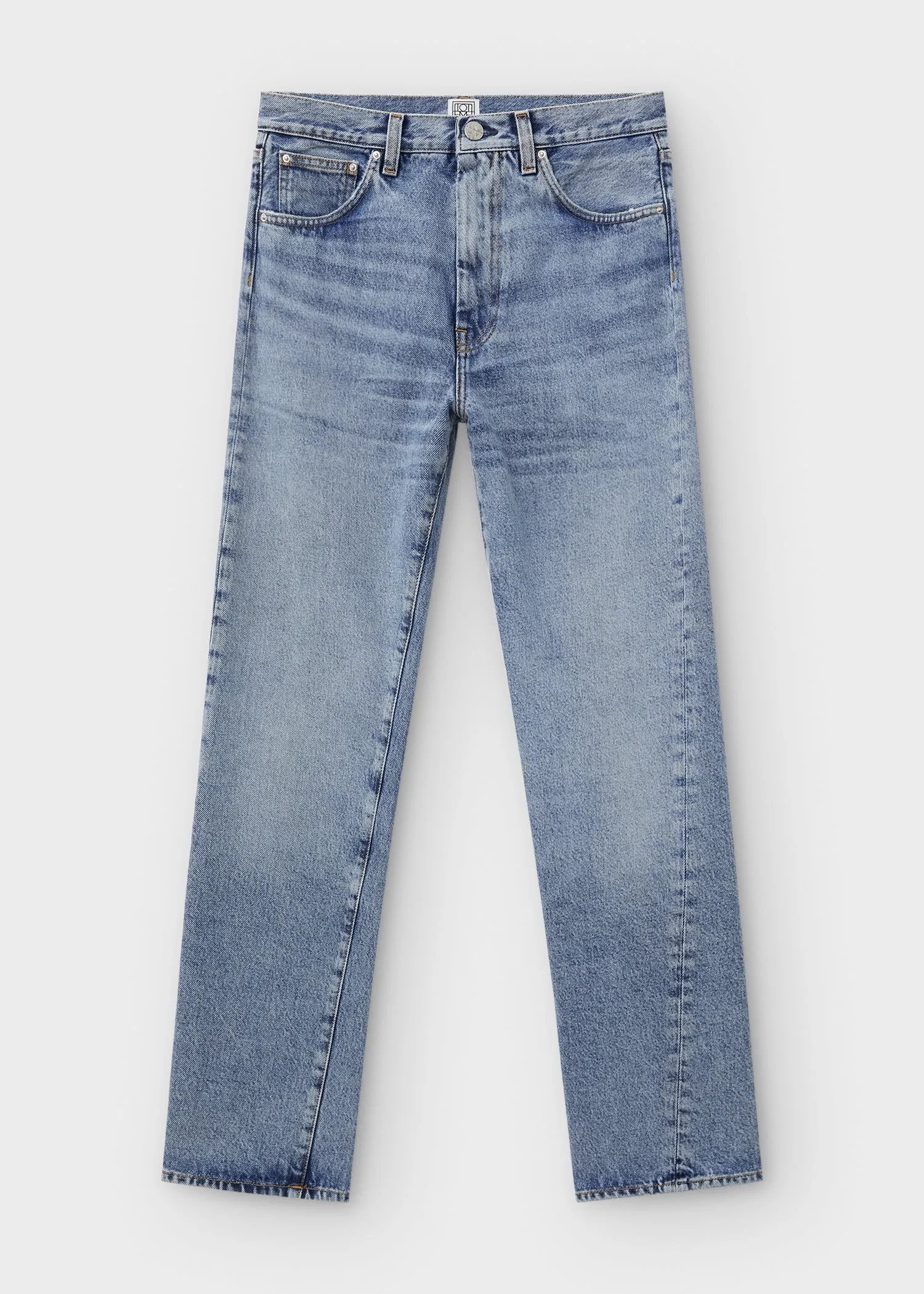 222232741 Twisted seam denim jean