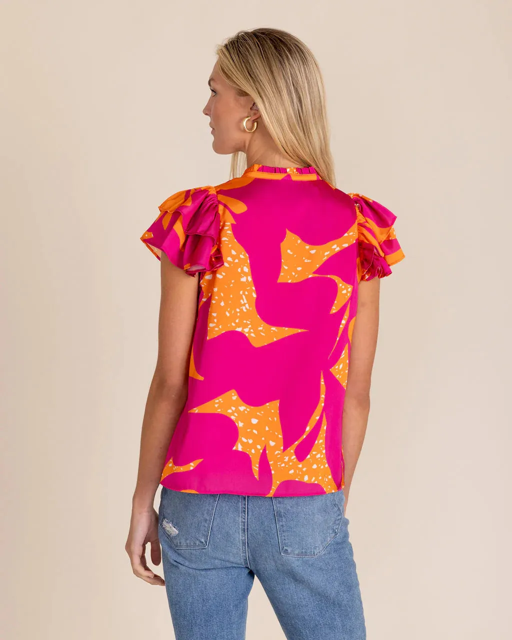 Abstract River Mattie Top