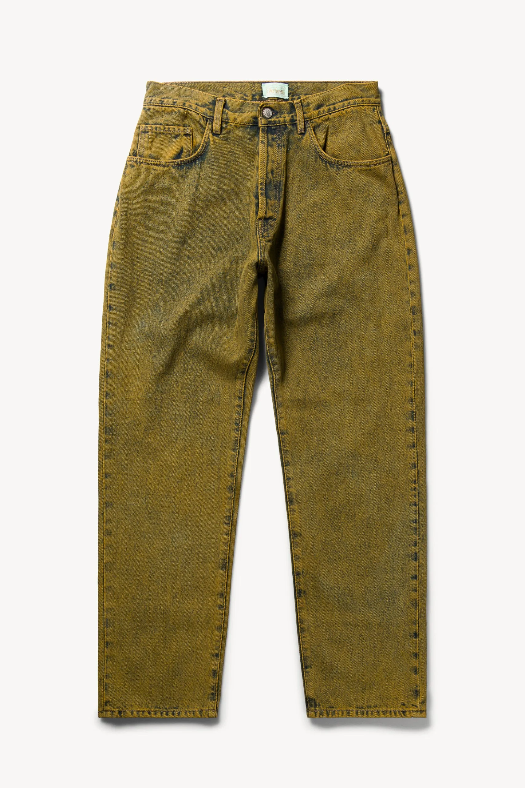 Sure, heres an optimized title with modifiers: Trendy Acid Wash Batten Jeans for Men - Vintage Style Denim with Modern Fit.