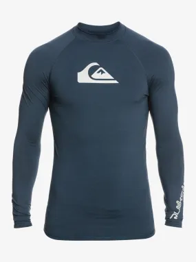 All Time Long Sleeve Upf 50 Rashguard - Navy Blazer Heather