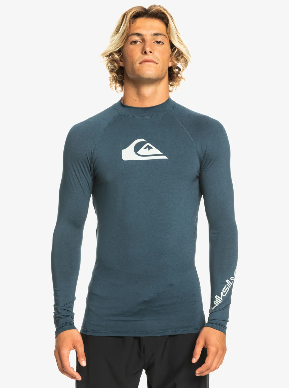 All Time Long Sleeve Upf 50 Rashguard - Navy Blazer Heather