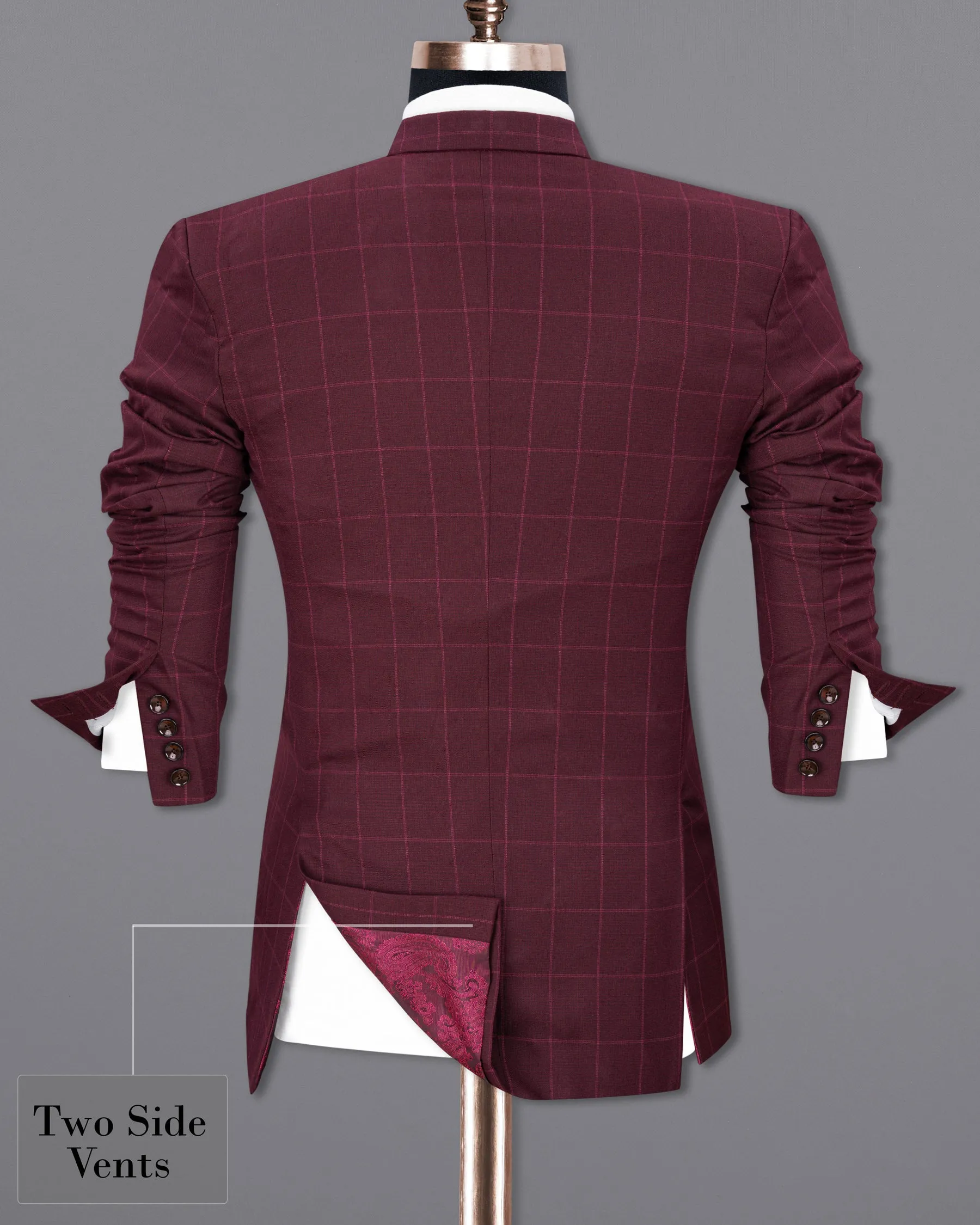 Barossa Windowpane Double Breasted  Blazer