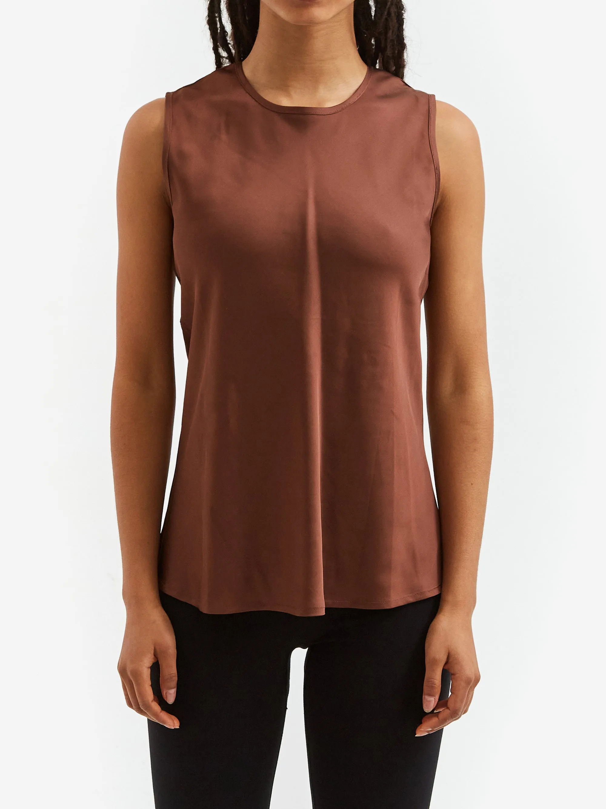 Baserange Dydine Tank Top - Dark Brown