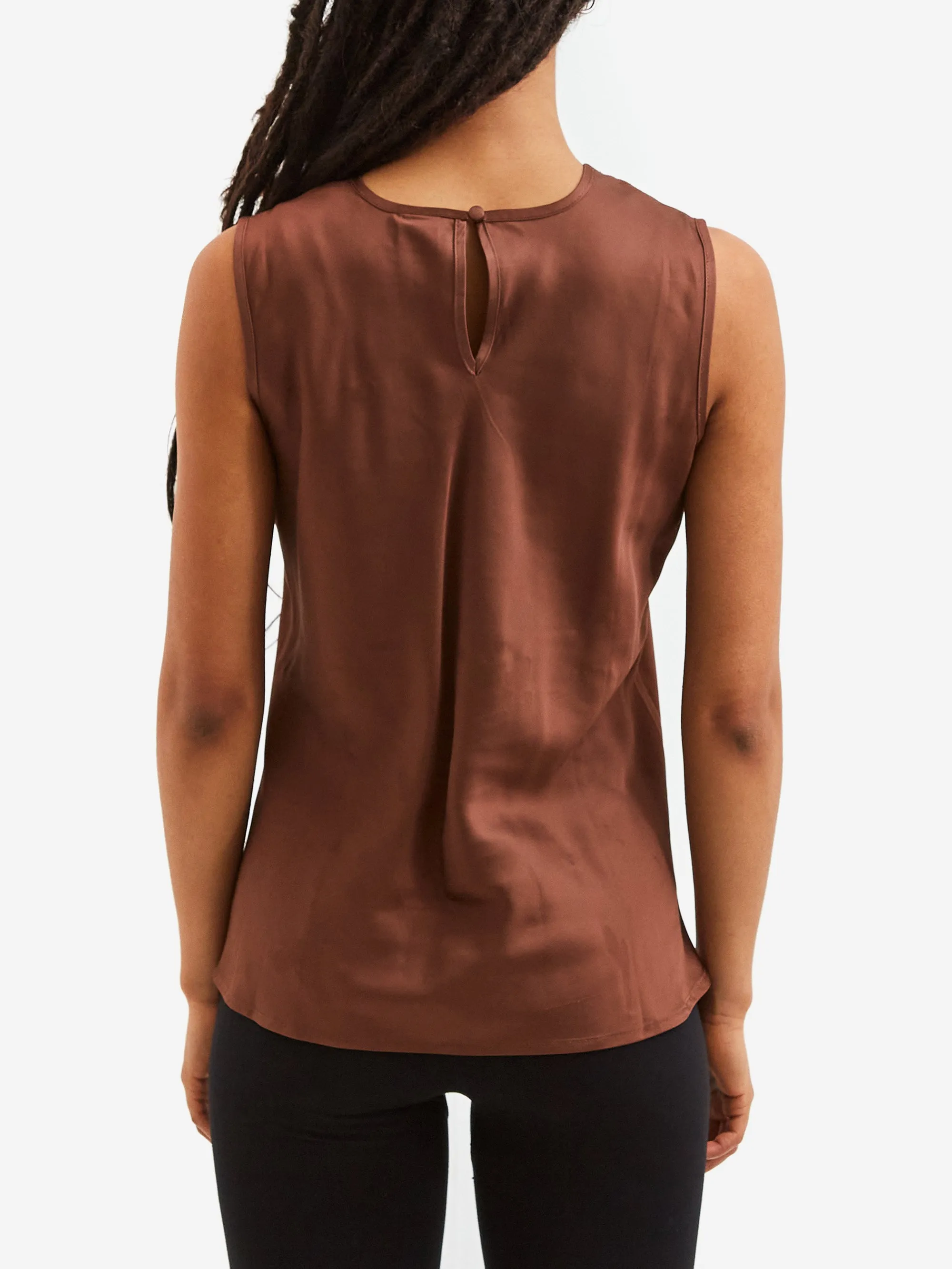 Baserange Dydine Tank Top - Dark Brown