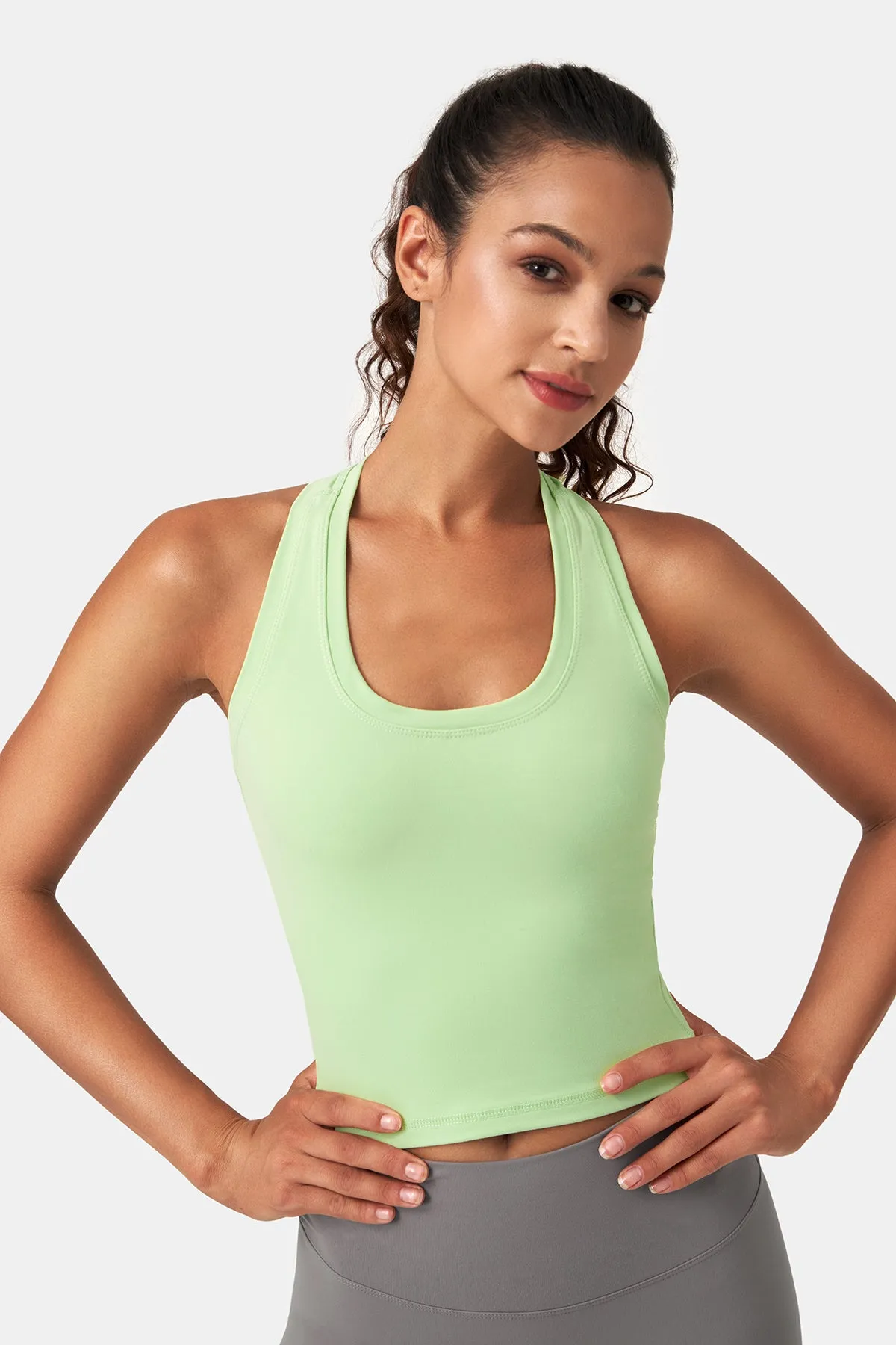 Basic Edition Racer Back Tank Top