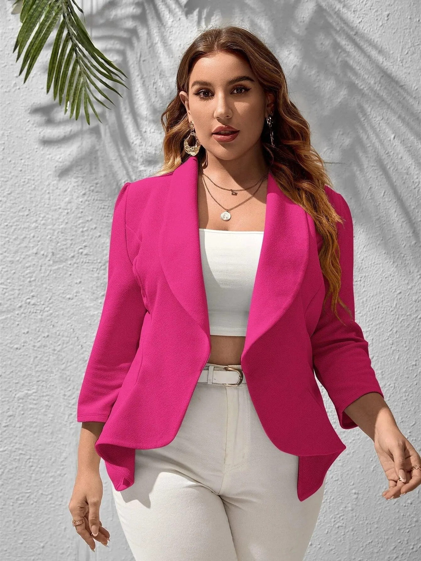 Blazer Feminino Plus Size - Trinity