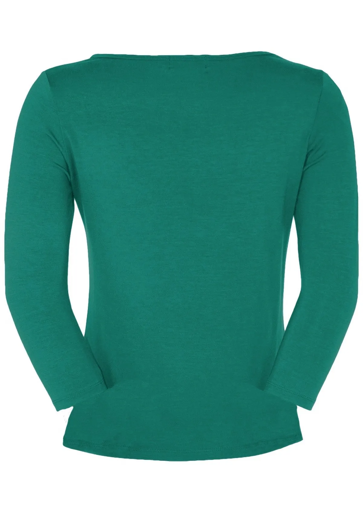 Boat Neck Top Jade Green