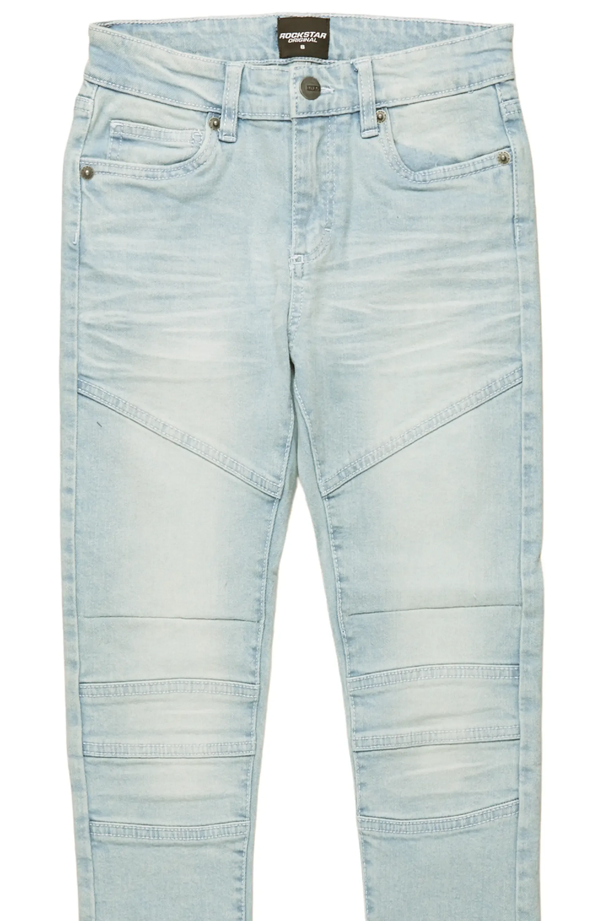 Boys Qito Light Blue Biker Jean