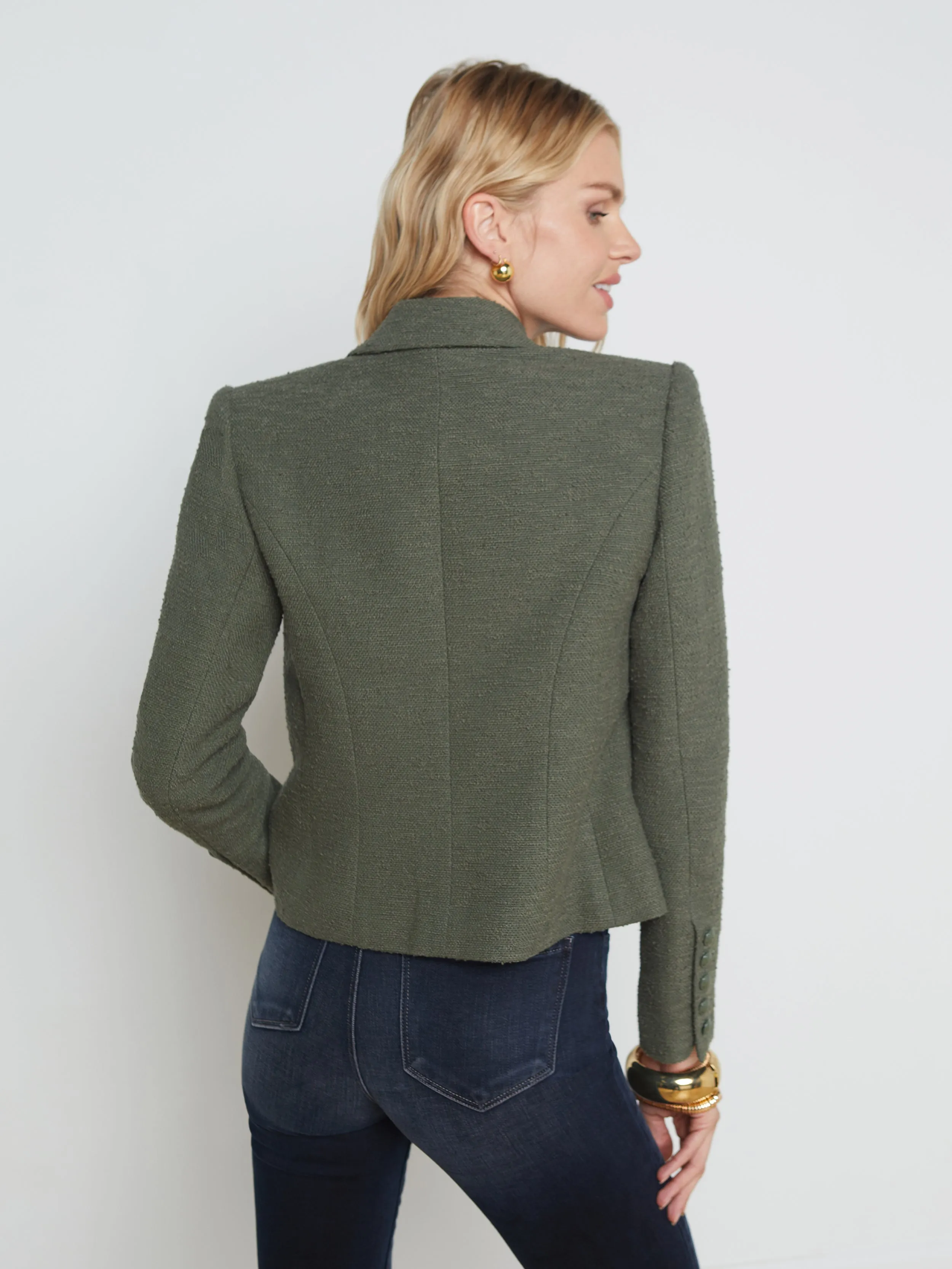 Brooke Open-Front Blazer