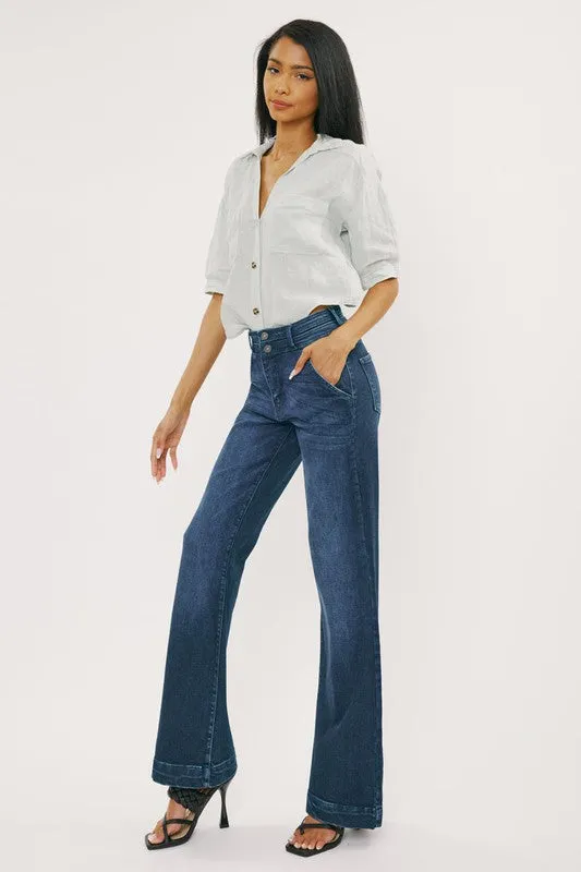 Carlyle High Rise Flare Jean - Kancan