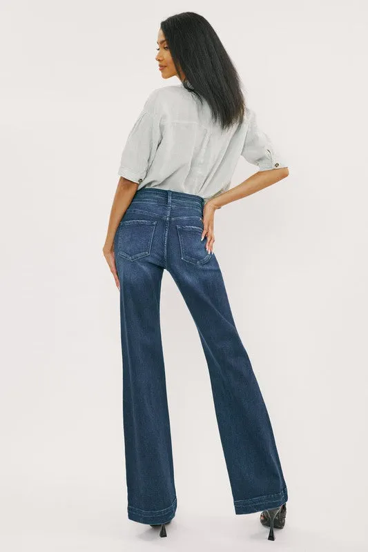 Carlyle High Rise Flare Jean - Kancan