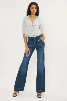 Carlyle High Rise Flare Jean - Kancan