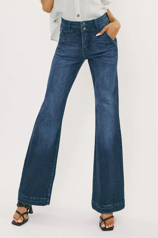 Carlyle High Rise Flare Jean - Kancan