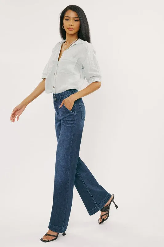 Carlyle High Rise Flare Jean - Kancan