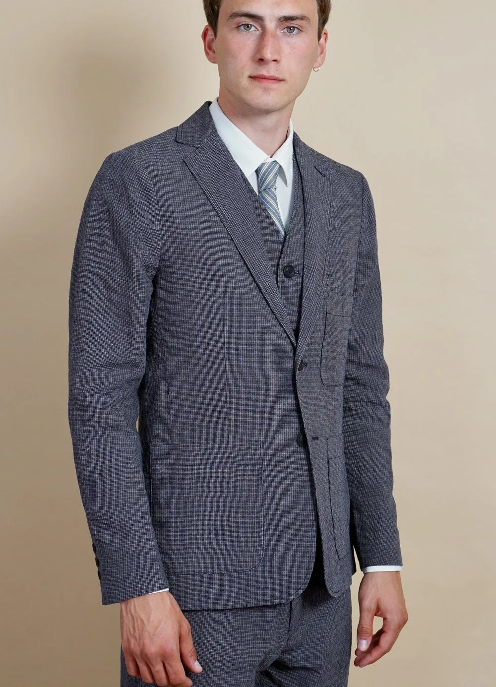 CHRIS | Two Button Classic Blazer | River