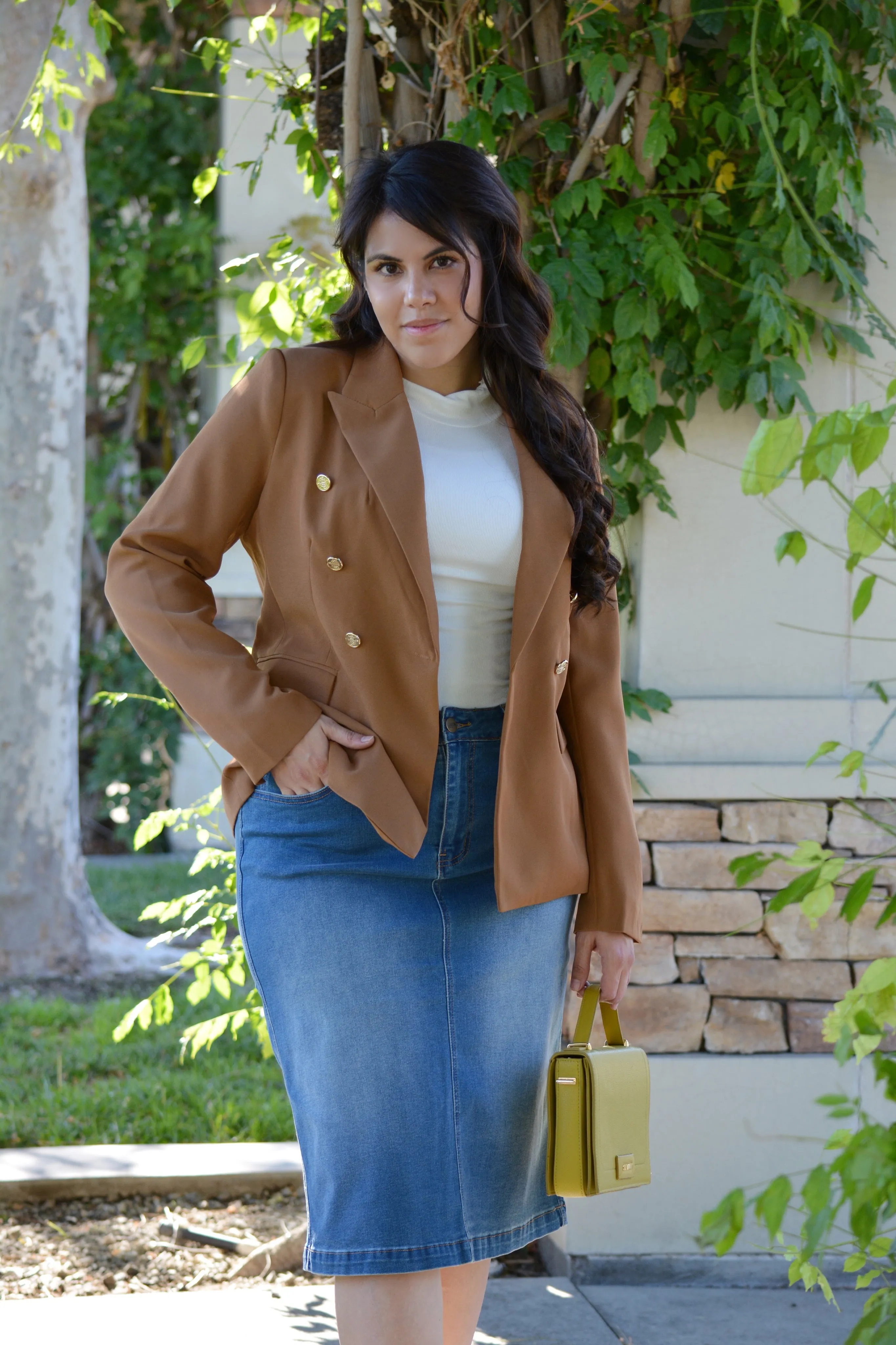 Clover Camel Blazer