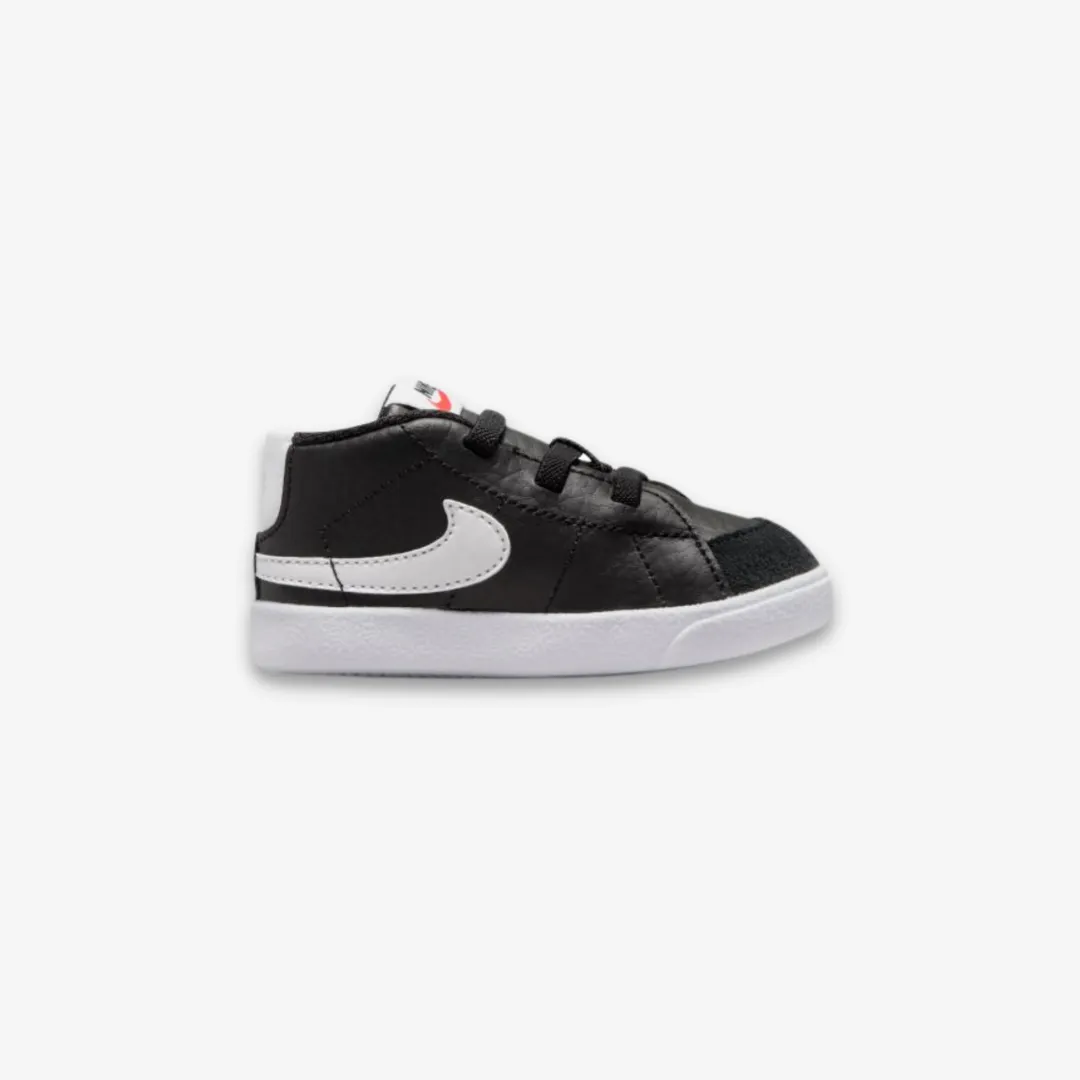 crib nike blazer mid (black/white)