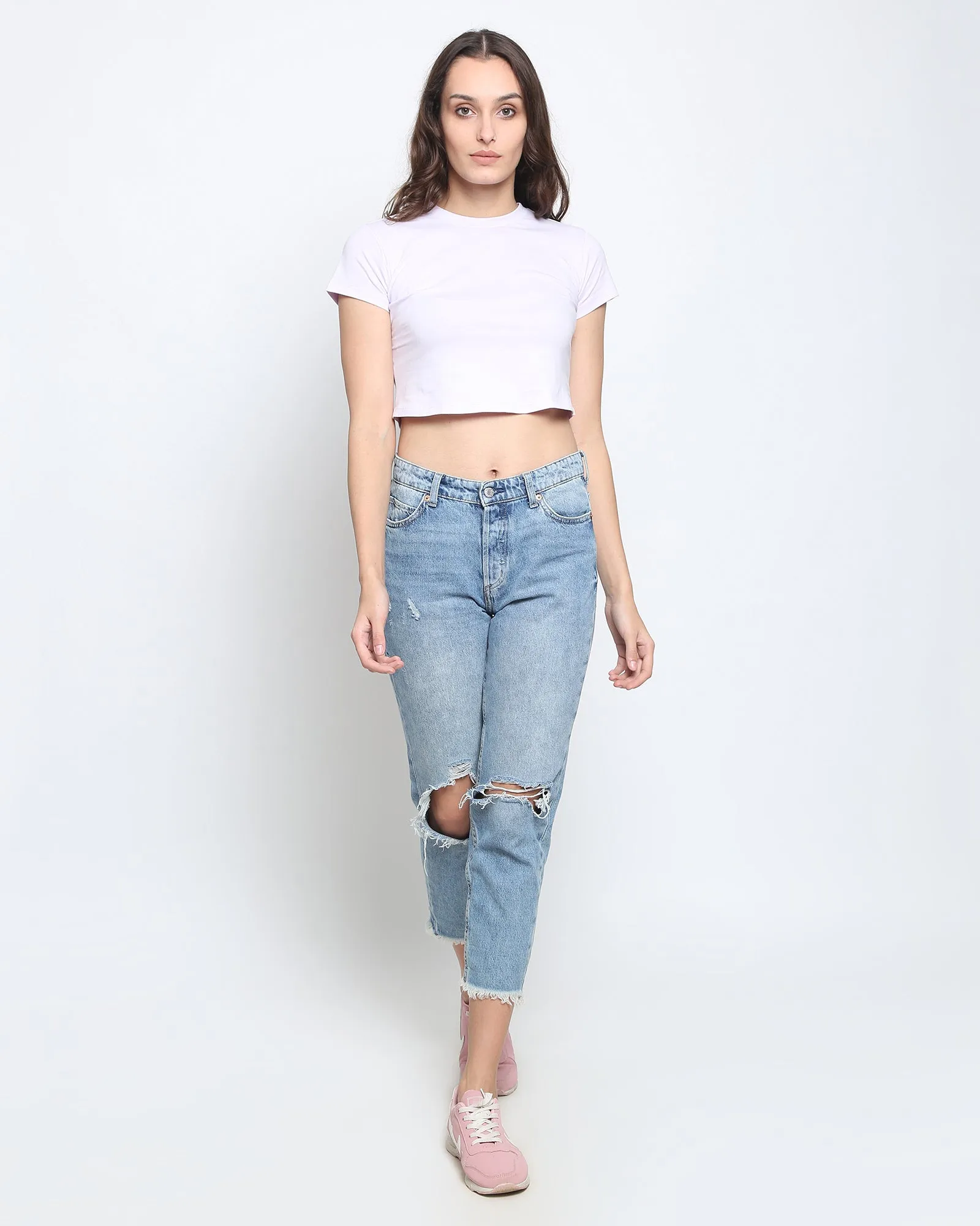 Crop Top: Lilac