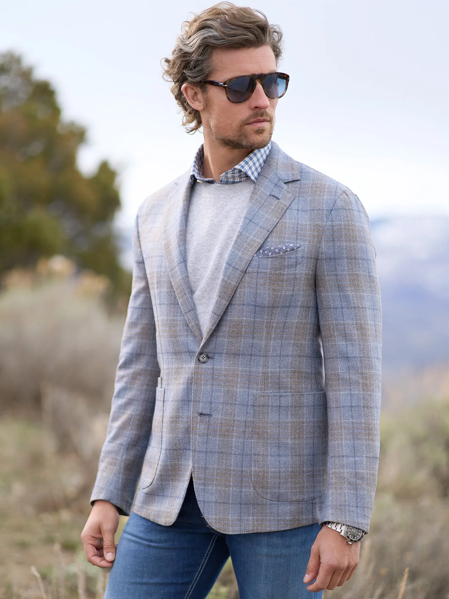 Di Campa Wool Silk Blazer