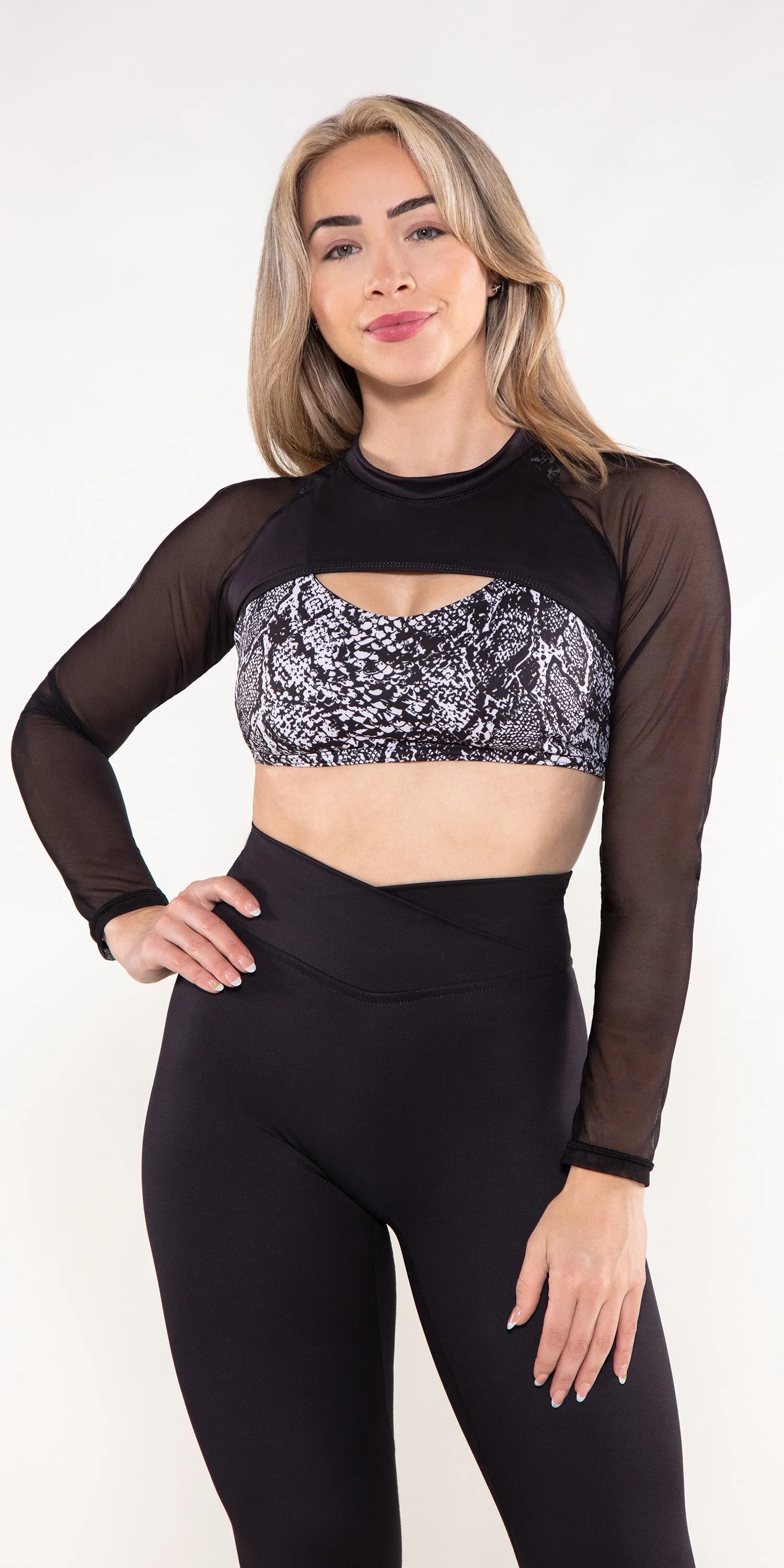 Eclipse - Maxxi Crop Long-Sleeve Top