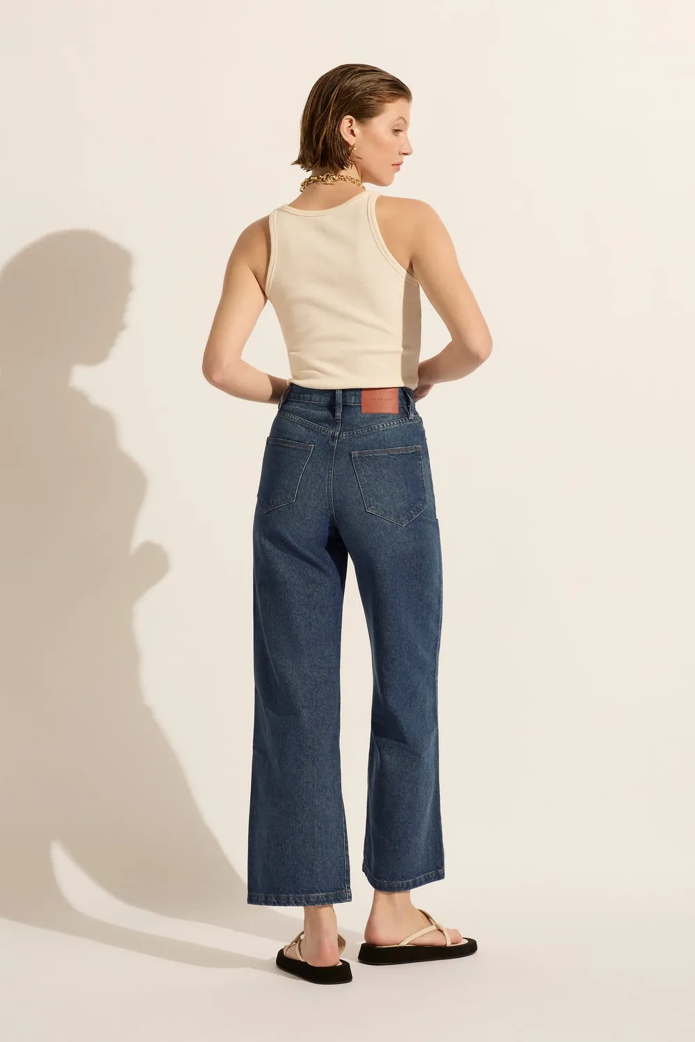 Ellie High Rise Wide Leg Jean - Stories