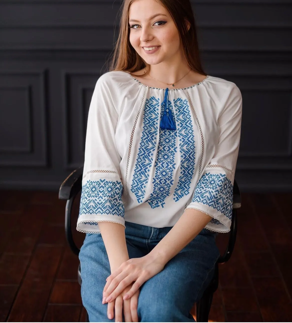 Embroidered Blouse Halyna