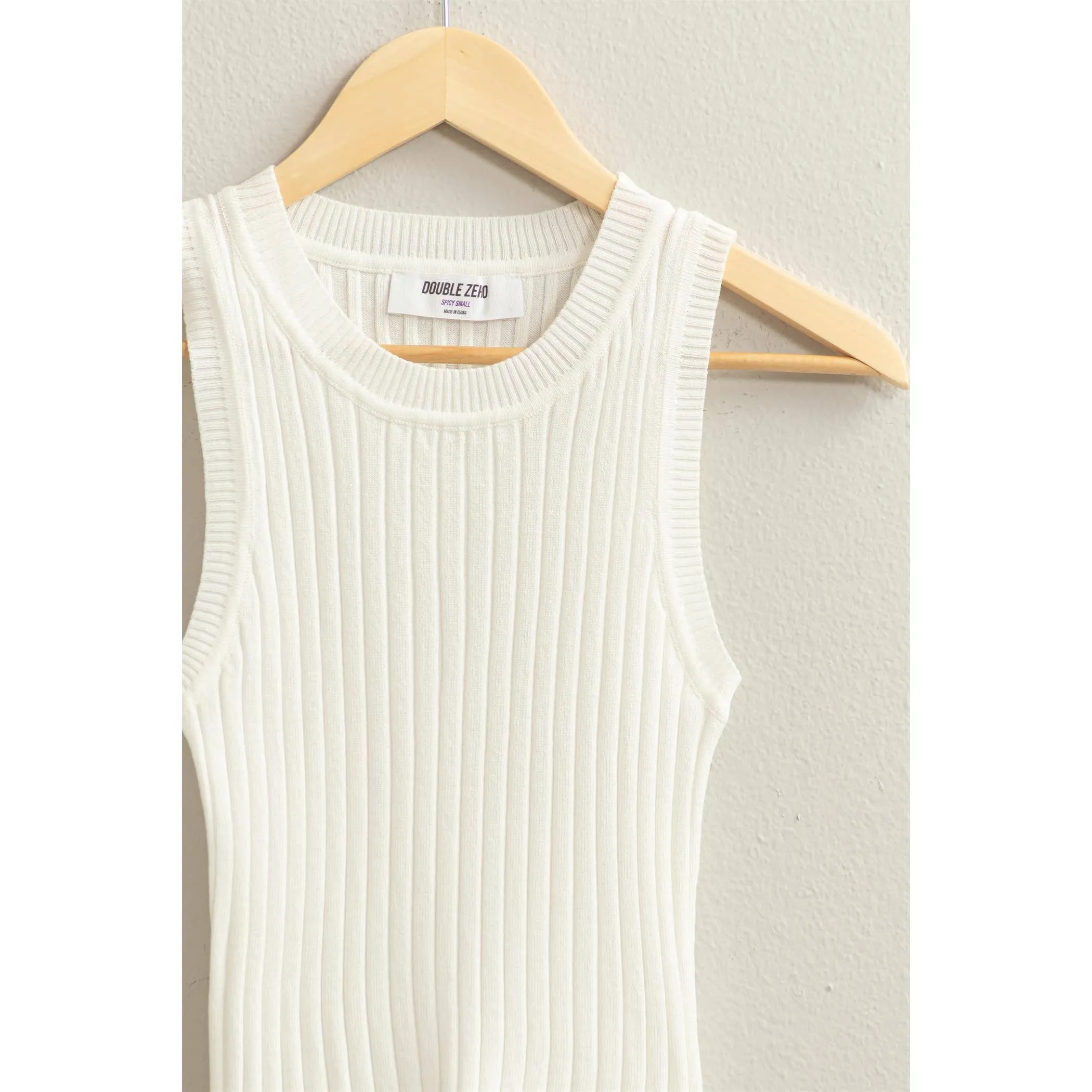 Essentials Ribbed Tank Top