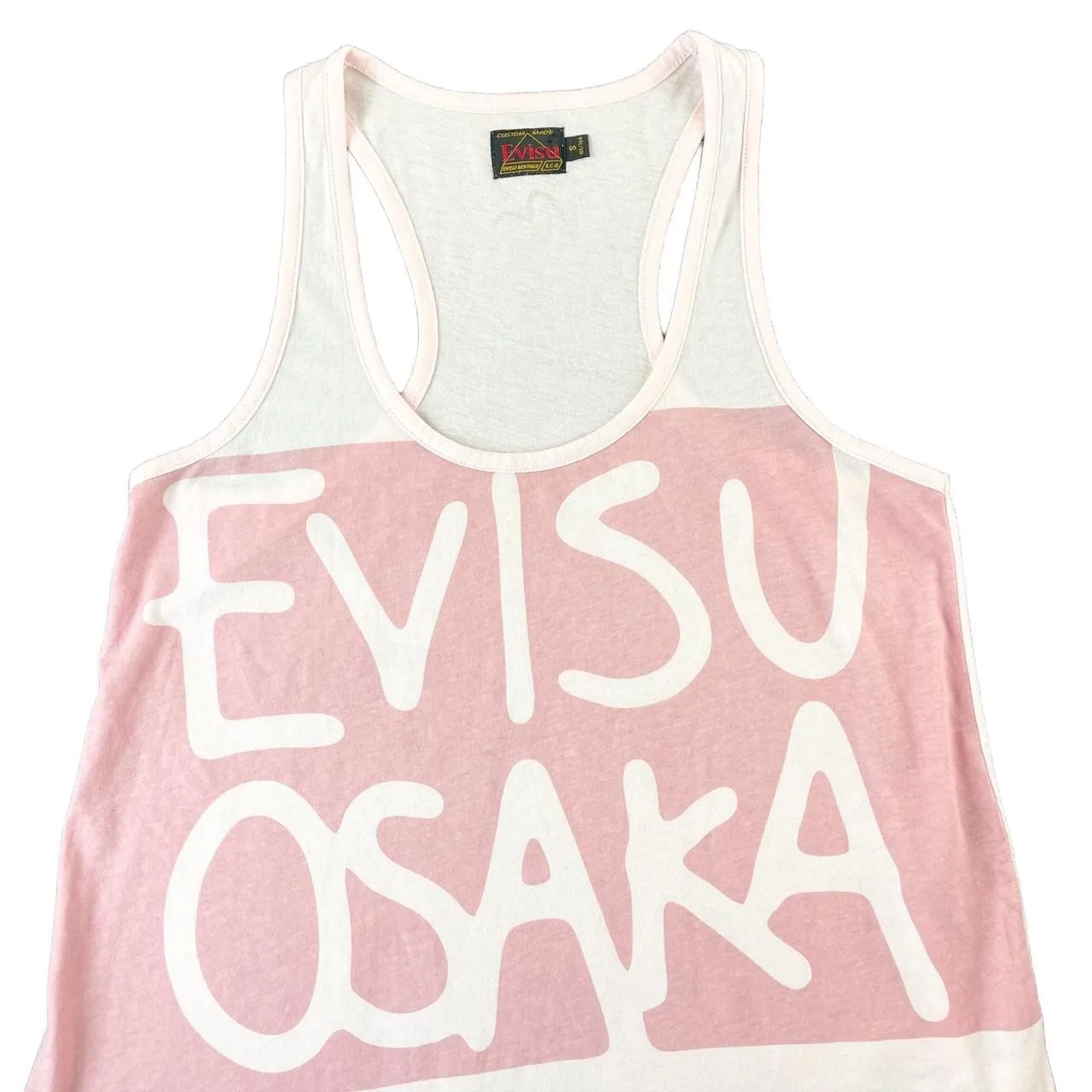 Evisu tank top / vest size S