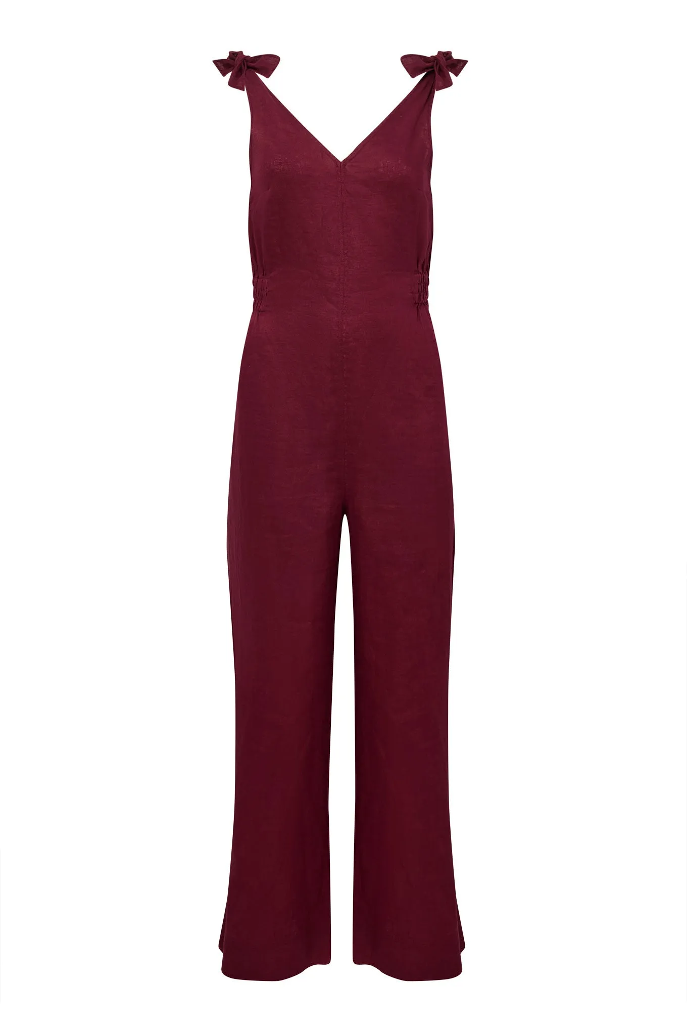 FLOSS - Linen Jumpsuit Berry