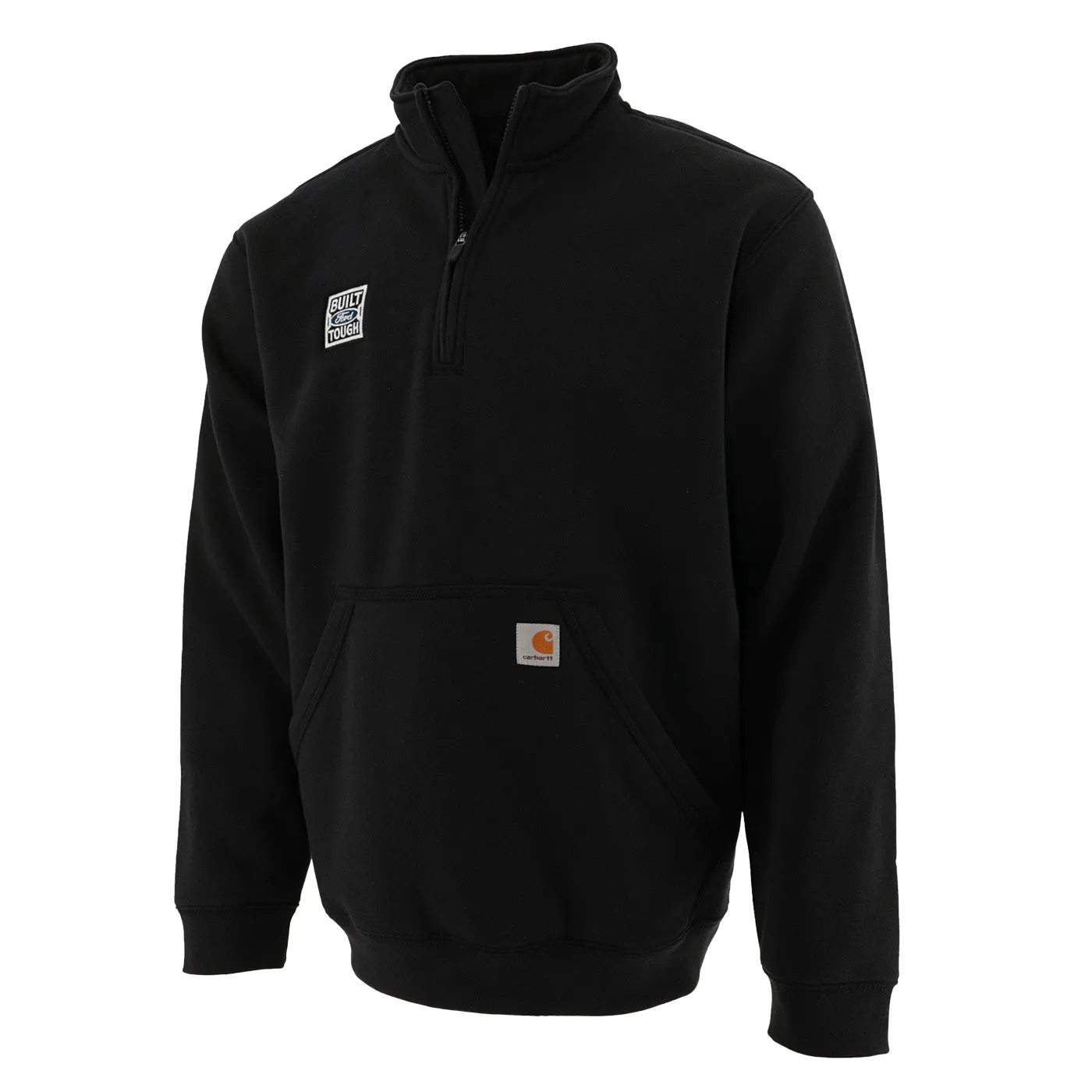 Ford Trucks Built Ford Tough Carhartt 1/4 Zip Mock Neck Sweatshirt