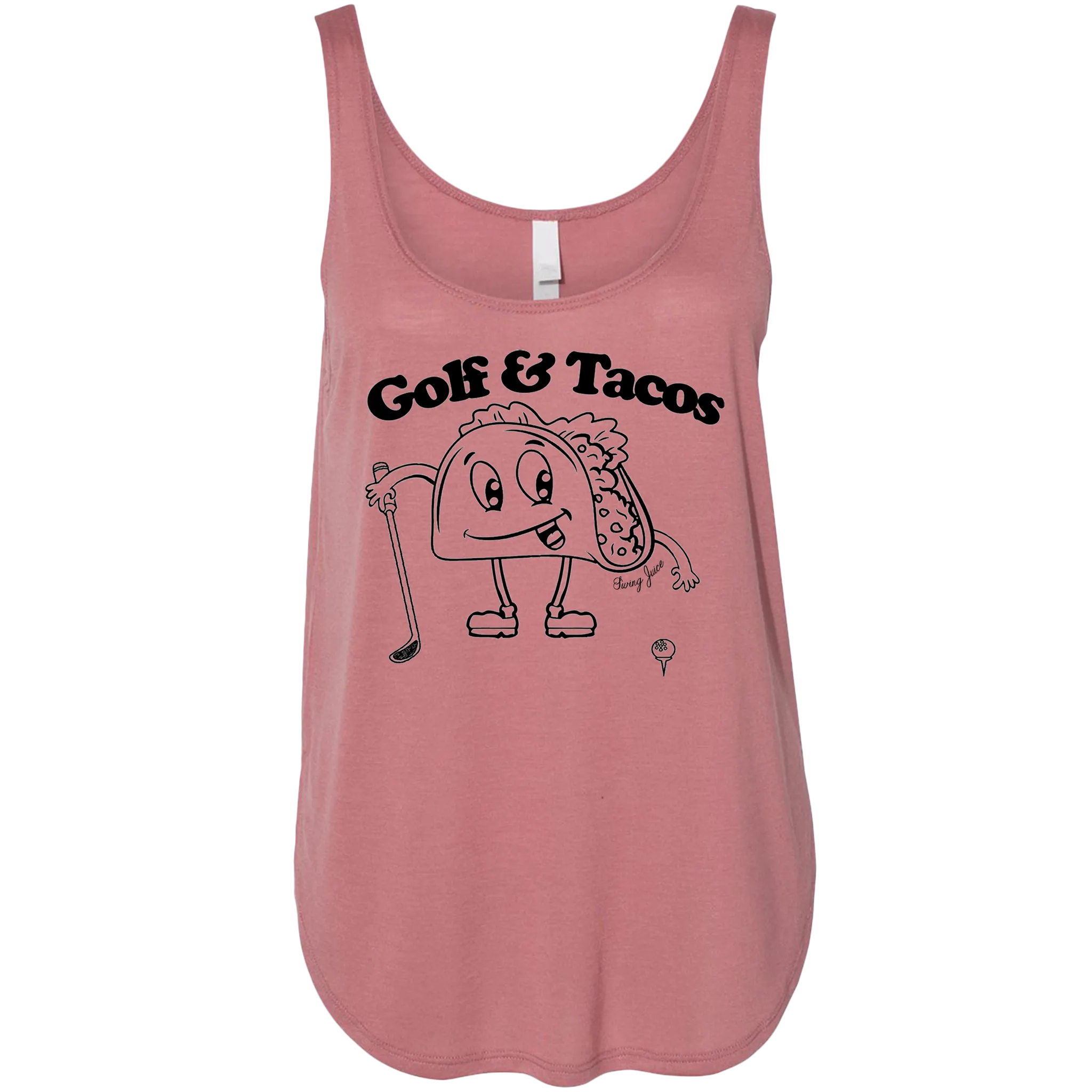 Golf & Tacos Women's Tank Top Black