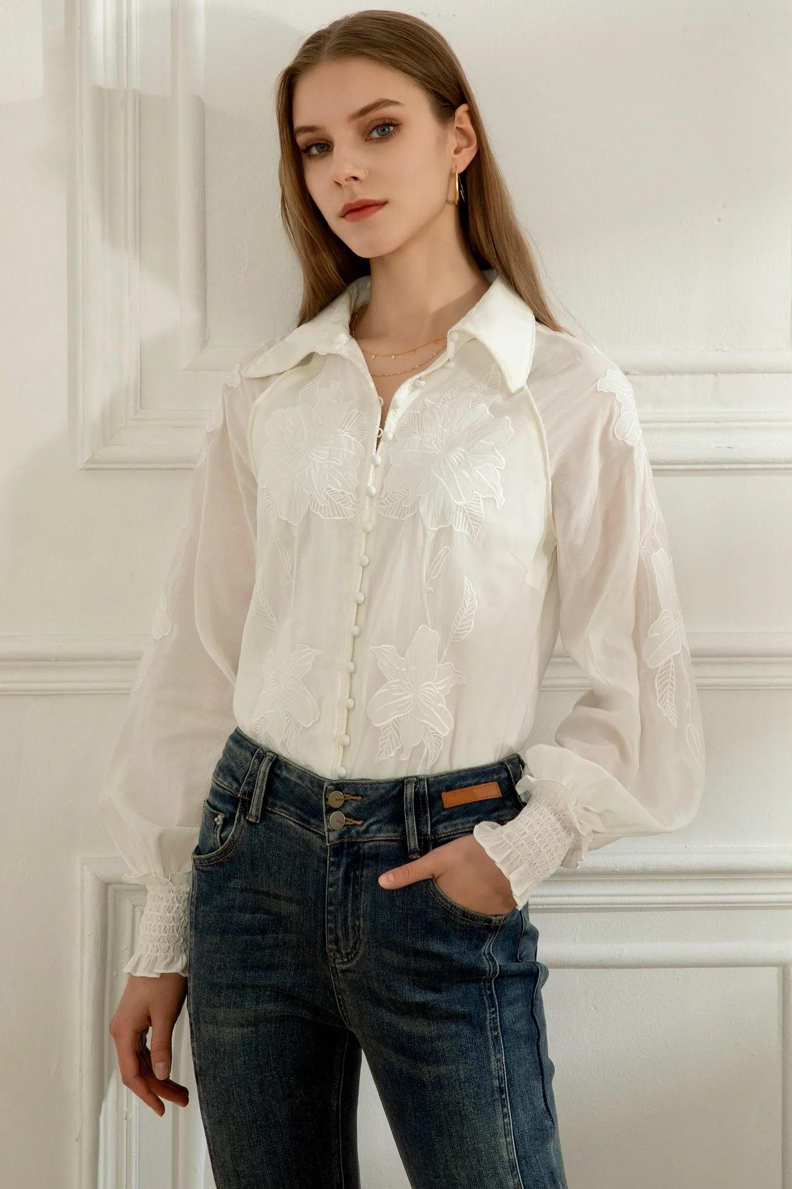 Grace Blouse - White