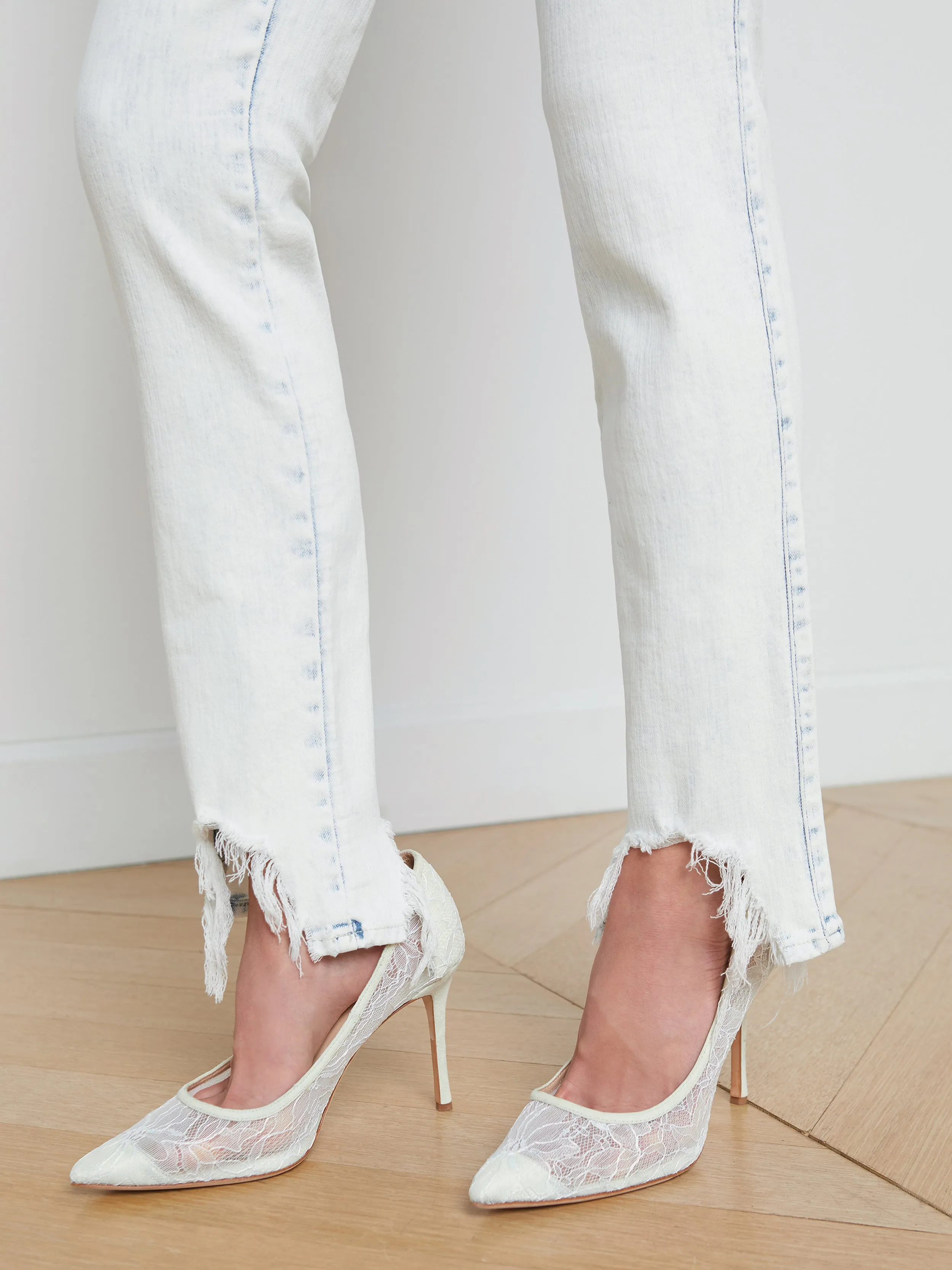 Harmon Frayed-Hem Jean