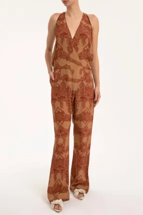 Henna Print Jumpsuit