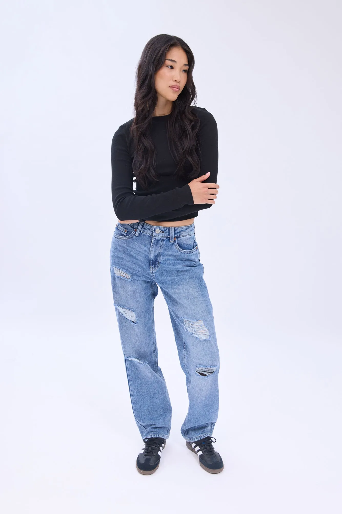 High Rise Baggy Jean