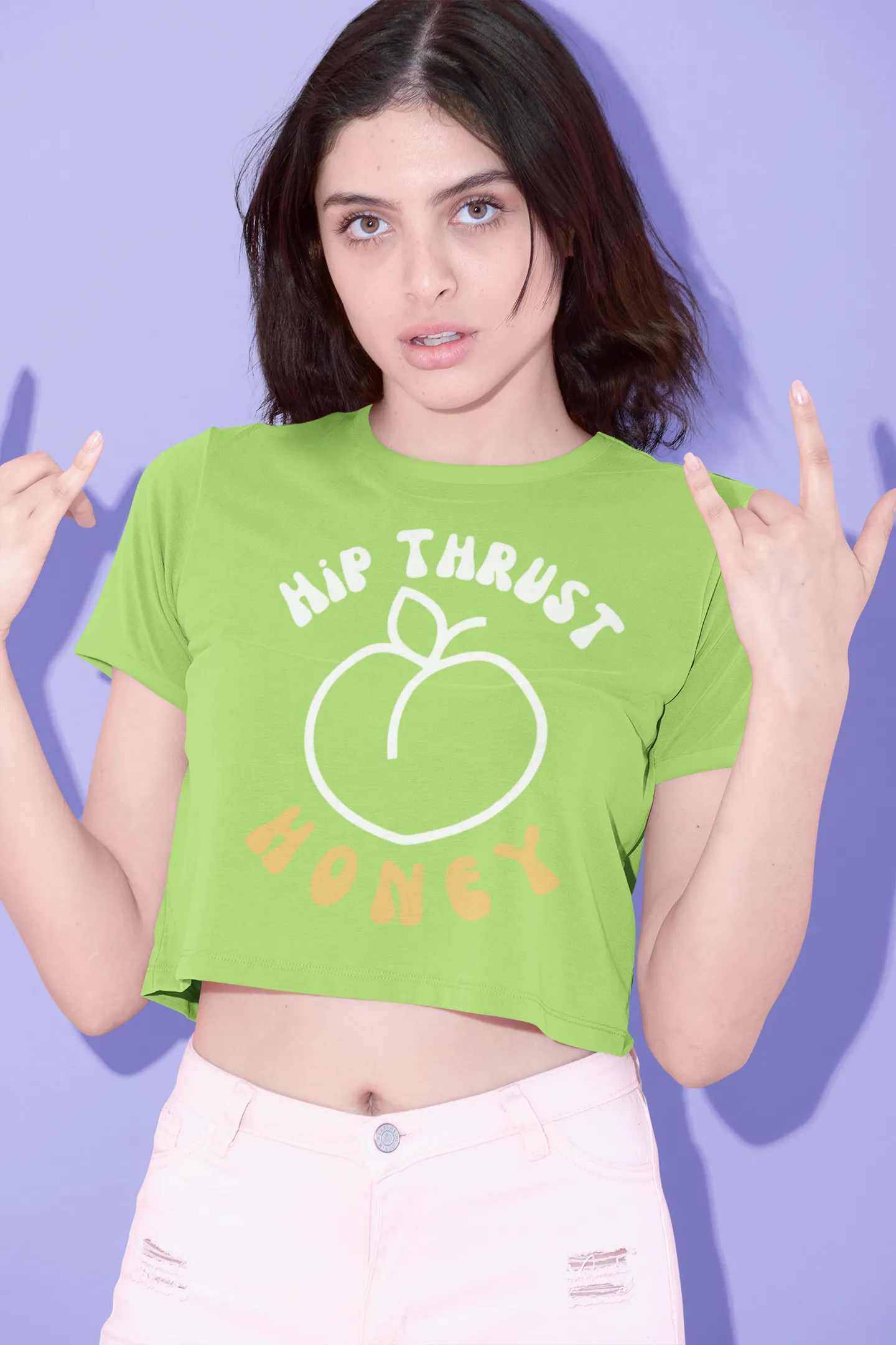 Hip Thrust Honey Crop Top