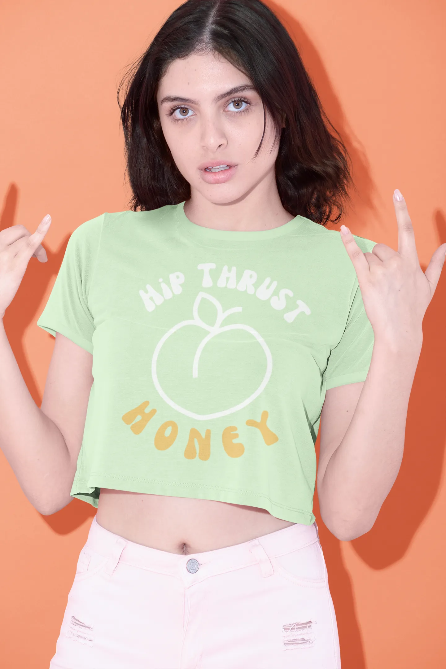 Hip Thrust Honey Crop Top