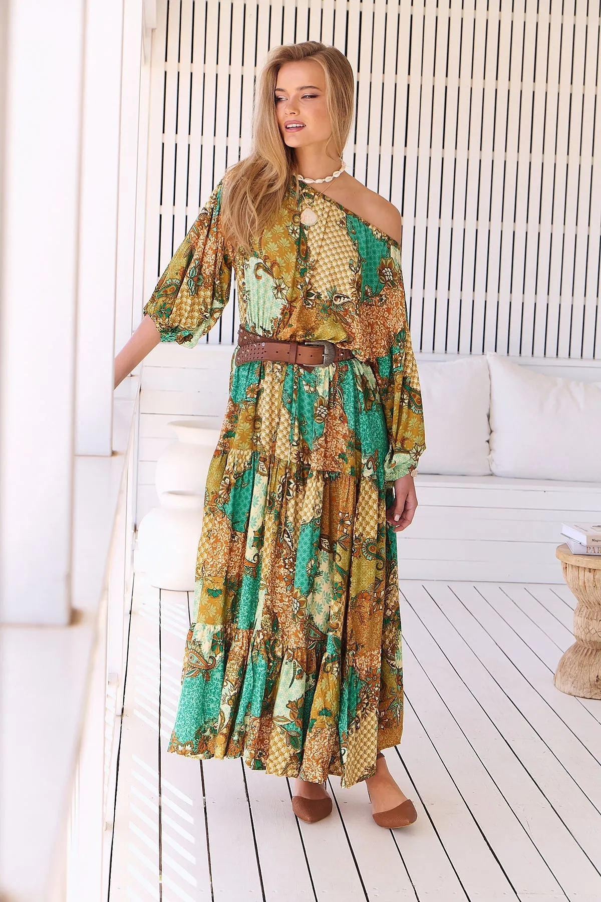 Jaase Ballet Maxi Dress Off Shoulder - Wanderlust Collection