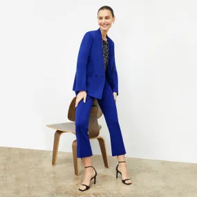 Janette Blazer - Light Ponte :: Electric Blue