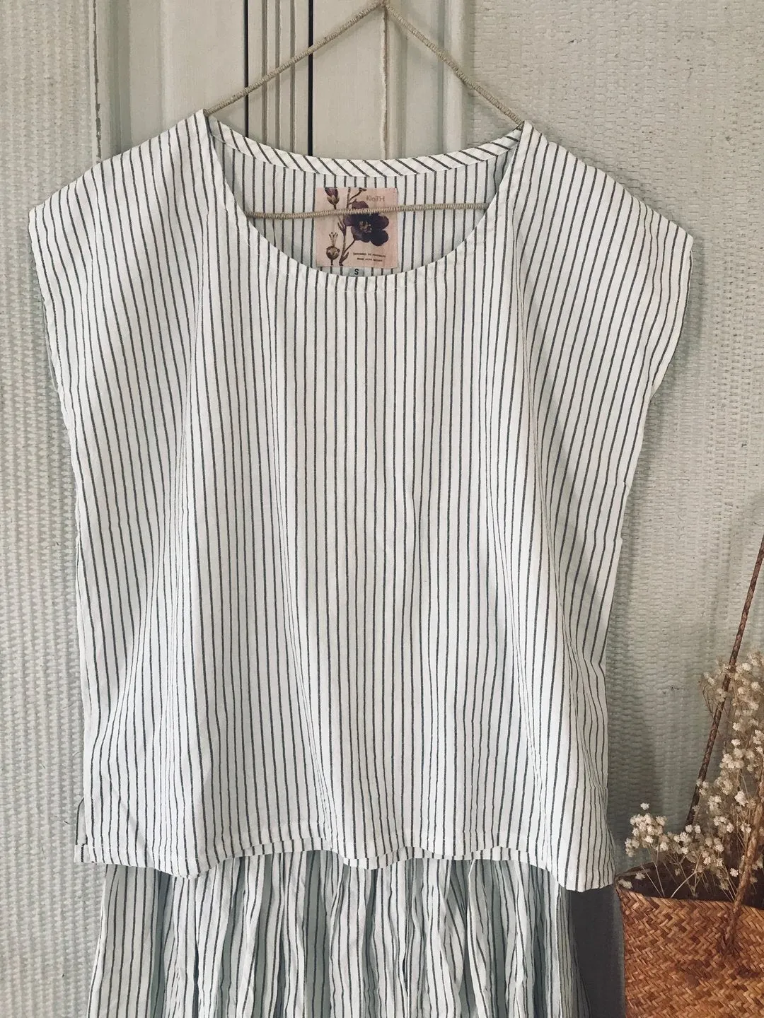 Jesse Blouse | Pinstripe