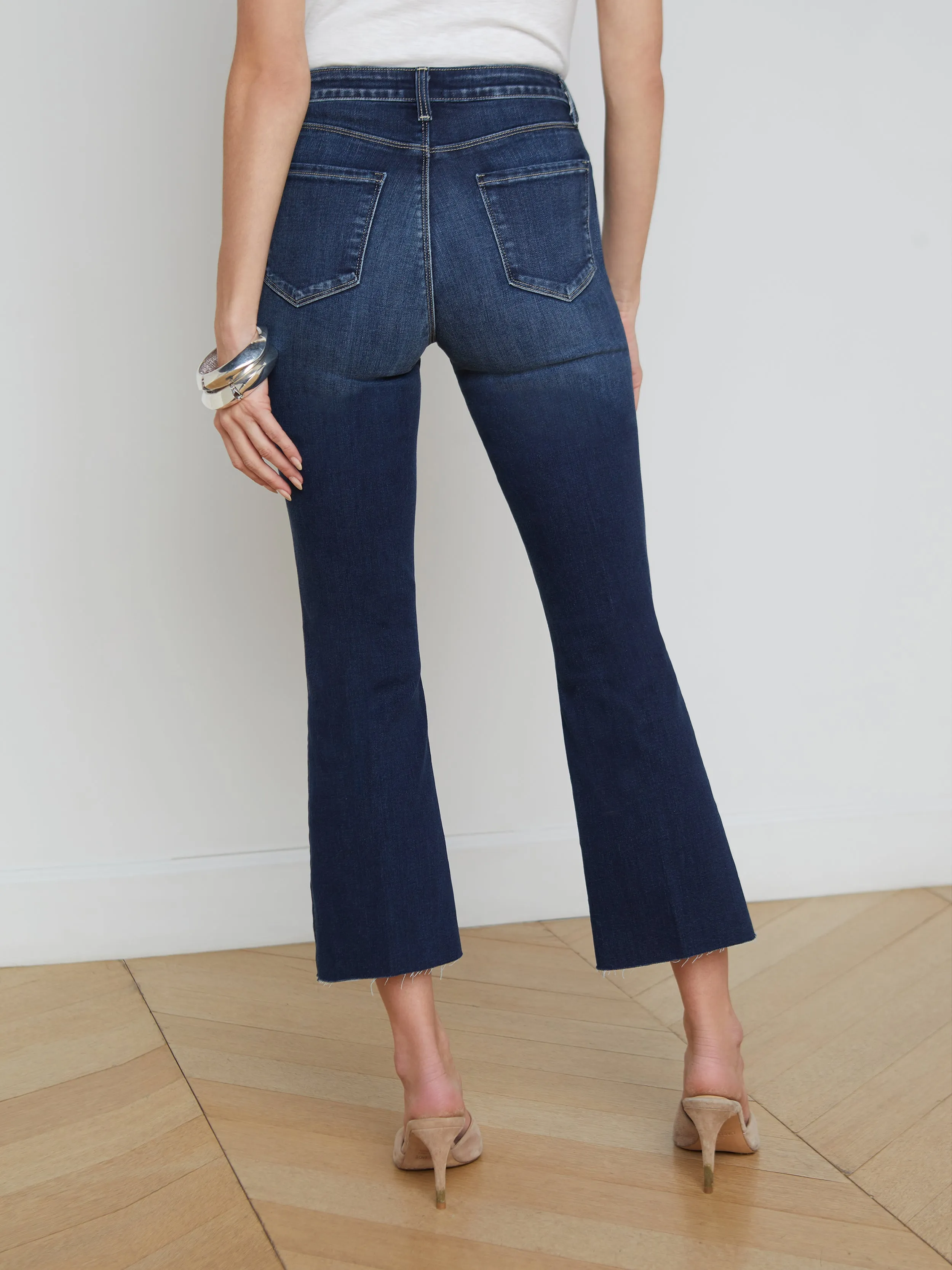 Kendra Cropped Flare Jean