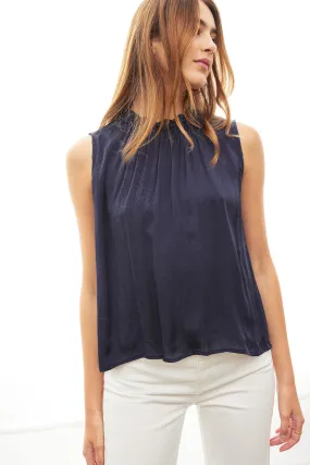 KIANA RUFFLE NECK TANK TOP