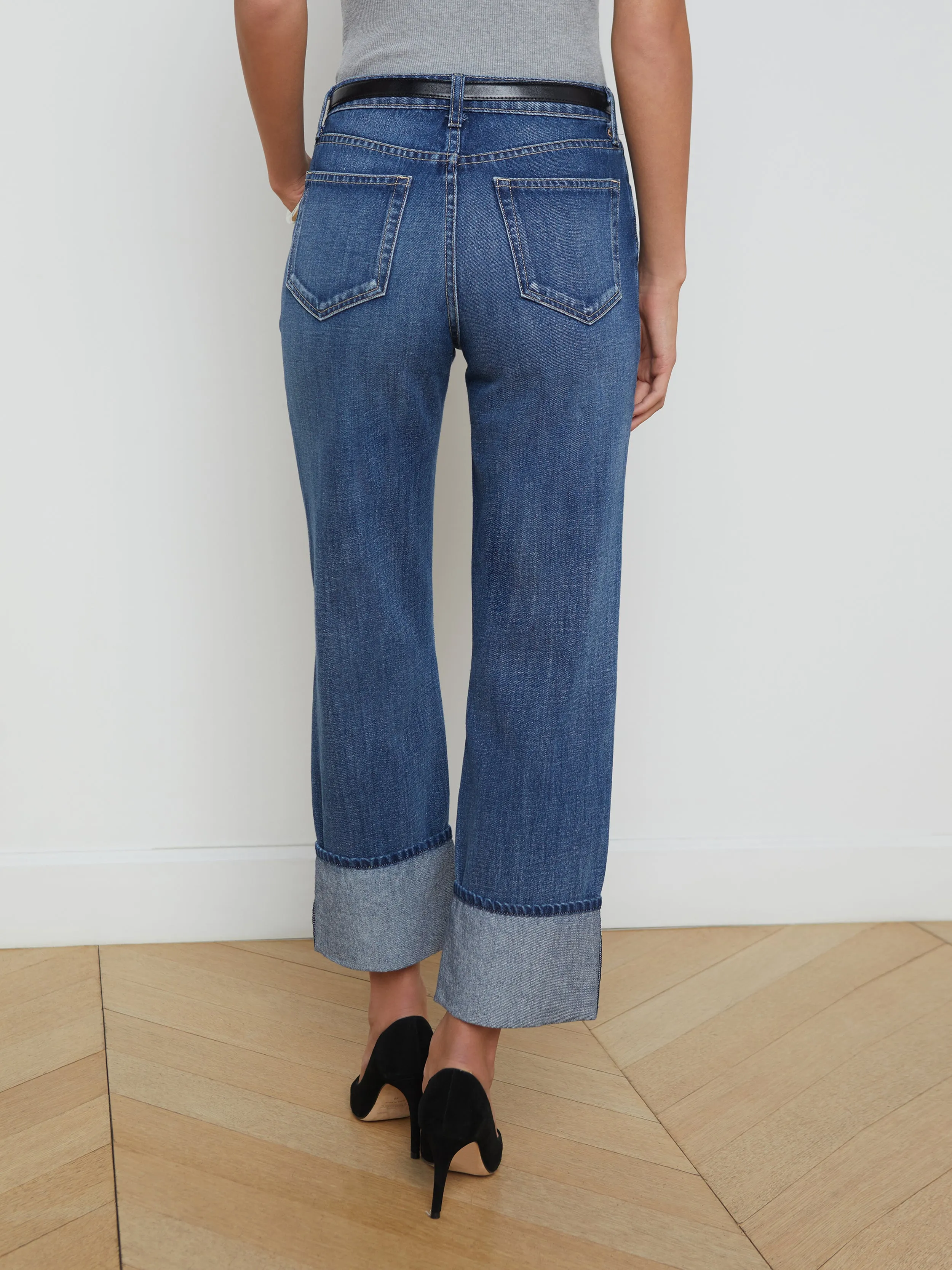 Leighton Cuffed Stovepipe Jean