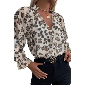 Leopard Print Blouse