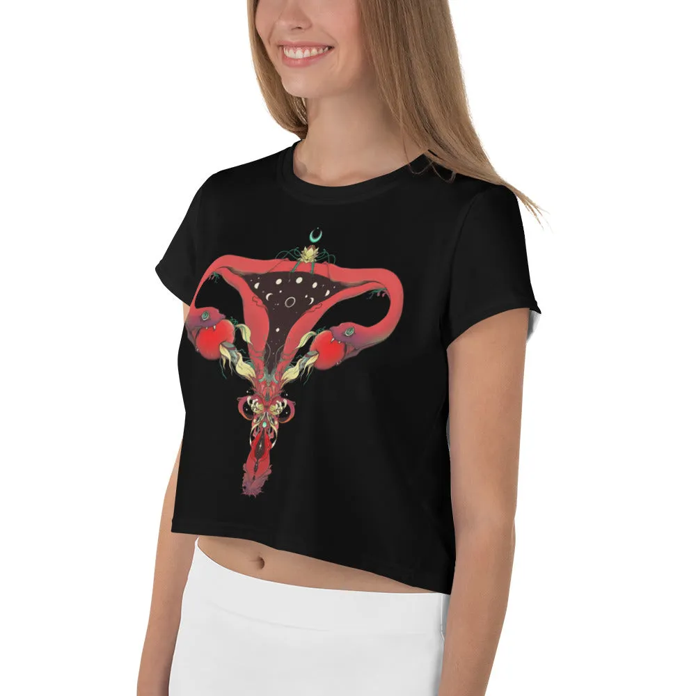 Lilith, Sublimation Crop Top