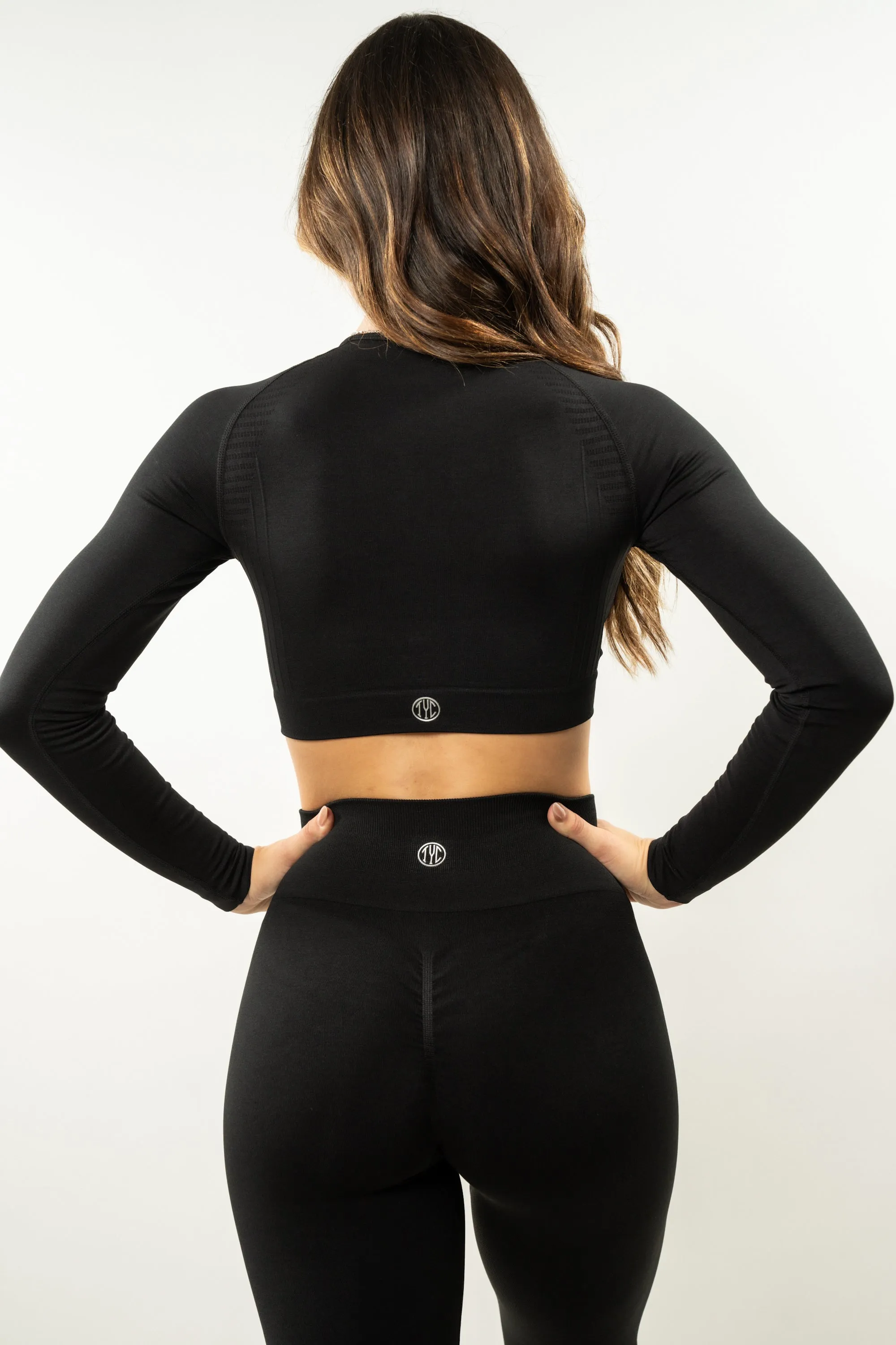 Luxe Long Sleeve Crop Top