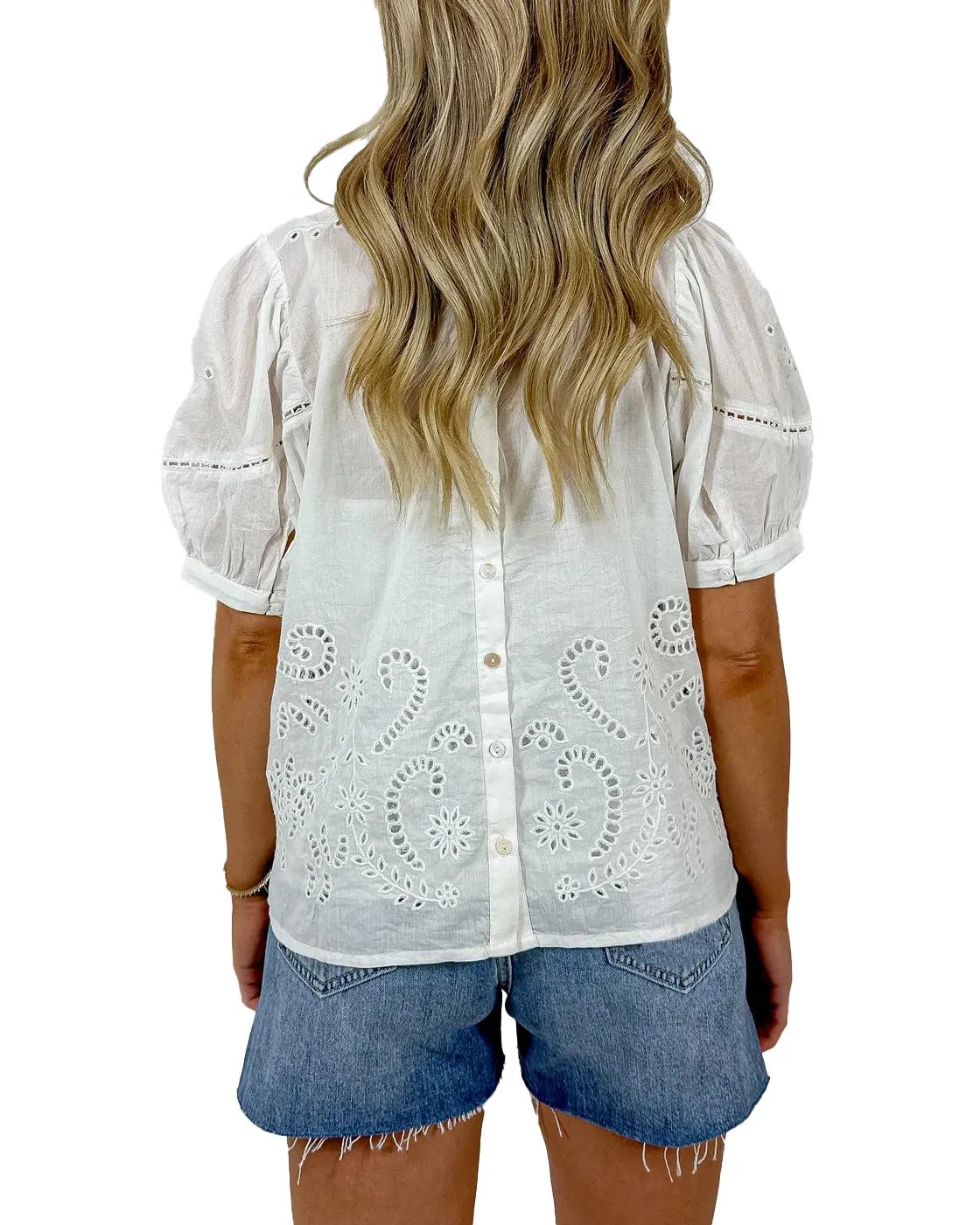 Maribel Blouse (Ivory)