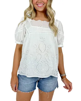 Maribel Blouse (Ivory)