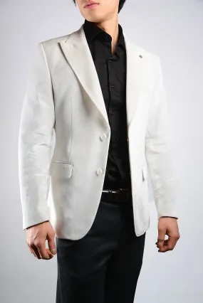 Mayfair Solid Iridescent Velvet Blazer